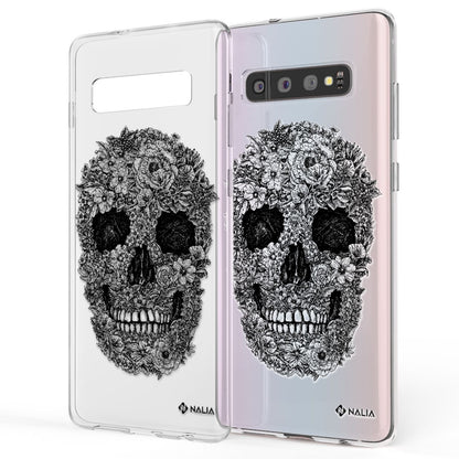 NALIA Handyhülle kompatibel mit Samsung Galaxy S10, Slim Silikon Hülle Motiv Case Cover Crystal Schutzhülle, Durchsichtig Etui Handy-Tasche Backcover Transparent Bumper