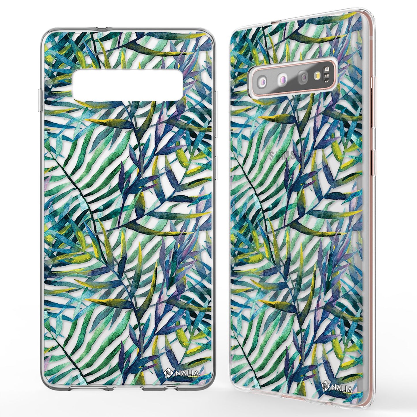 NALIA Handyhülle kompatibel mit Samsung Galaxy S10 Plus, Slim Silikon Hülle Motiv Case Cover Crystal Schutzhülle Durchsichtig Etui Handy-Tasche Backcover Transparent Bumper