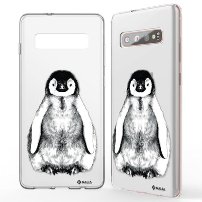 NALIA Handyhülle kompatibel mit Samsung Galaxy S10 Plus, Slim Silikon Hülle Motiv Case Cover Crystal Schutzhülle Durchsichtig Etui Handy-Tasche Backcover Transparent Bumper