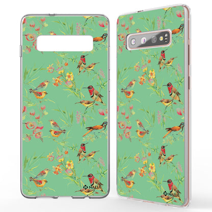 NALIA Handyhülle kompatibel mit Samsung Galaxy S10 Plus, Slim Silikon Hülle Motiv Case Cover Crystal Schutzhülle Durchsichtig Etui Handy-Tasche Backcover Transparent Bumper