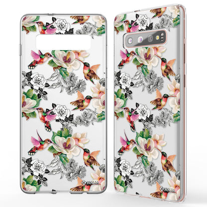 NALIA Handyhülle kompatibel mit Samsung Galaxy S10 Plus, Slim Silikon Hülle Motiv Case Cover Crystal Schutzhülle Durchsichtig Etui Handy-Tasche Backcover Transparent Bumper
