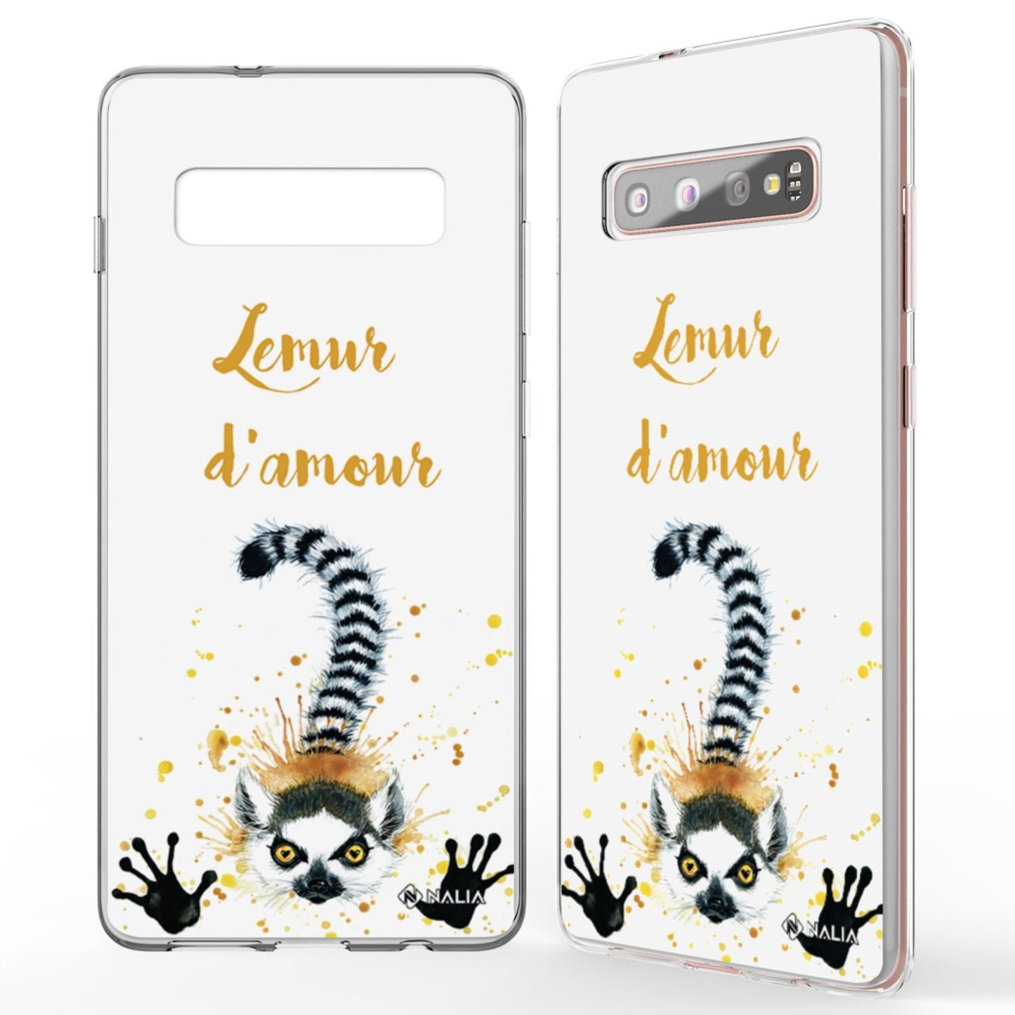 NALIA Handyhülle kompatibel mit Samsung Galaxy S10 Plus, Slim Silikon Hülle Motiv Case Cover Crystal Schutzhülle Durchsichtig Etui Handy-Tasche Backcover Transparent Bumper