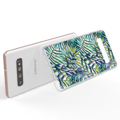NALIA Handyhülle kompatibel mit Samsung Galaxy S10 Plus, Slim Silikon Hülle Motiv Case Cover Crystal Schutzhülle Durchsichtig Etui Handy-Tasche Backcover Transparent Bumper