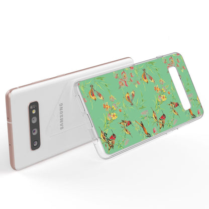 NALIA Handyhülle kompatibel mit Samsung Galaxy S10 Plus, Slim Silikon Hülle Motiv Case Cover Crystal Schutzhülle Durchsichtig Etui Handy-Tasche Backcover Transparent Bumper