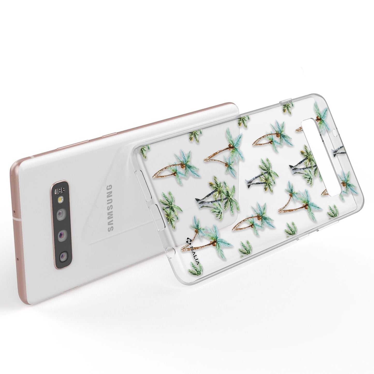 NALIA Handyhülle kompatibel mit Samsung Galaxy S10 Plus, Slim Silikon Hülle Motiv Case Cover Crystal Schutzhülle Durchsichtig Etui Handy-Tasche Backcover Transparent Bumper