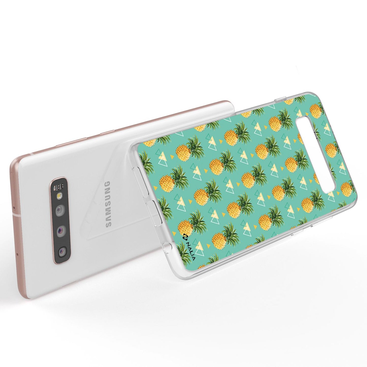 NALIA Handyhülle kompatibel mit Samsung Galaxy S10 Plus, Slim Silikon Hülle Motiv Case Cover Crystal Schutzhülle Durchsichtig Etui Handy-Tasche Backcover Transparent Bumper
