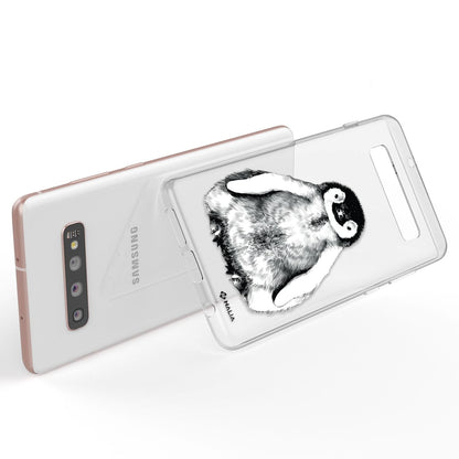 NALIA Handyhülle kompatibel mit Samsung Galaxy S10 Plus, Slim Silikon Hülle Motiv Case Cover Crystal Schutzhülle Durchsichtig Etui Handy-Tasche Backcover Transparent Bumper