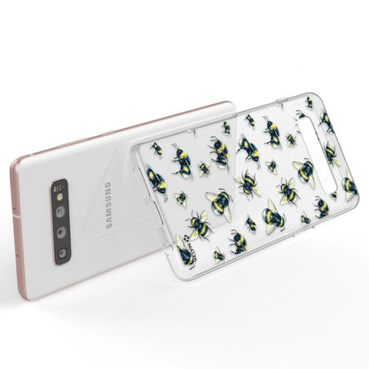NALIA Handyhülle kompatibel mit Samsung Galaxy S10 Plus, Slim Silikon Hülle Motiv Case Cover Crystal Schutzhülle Durchsichtig Etui Handy-Tasche Backcover Transparent Bumper