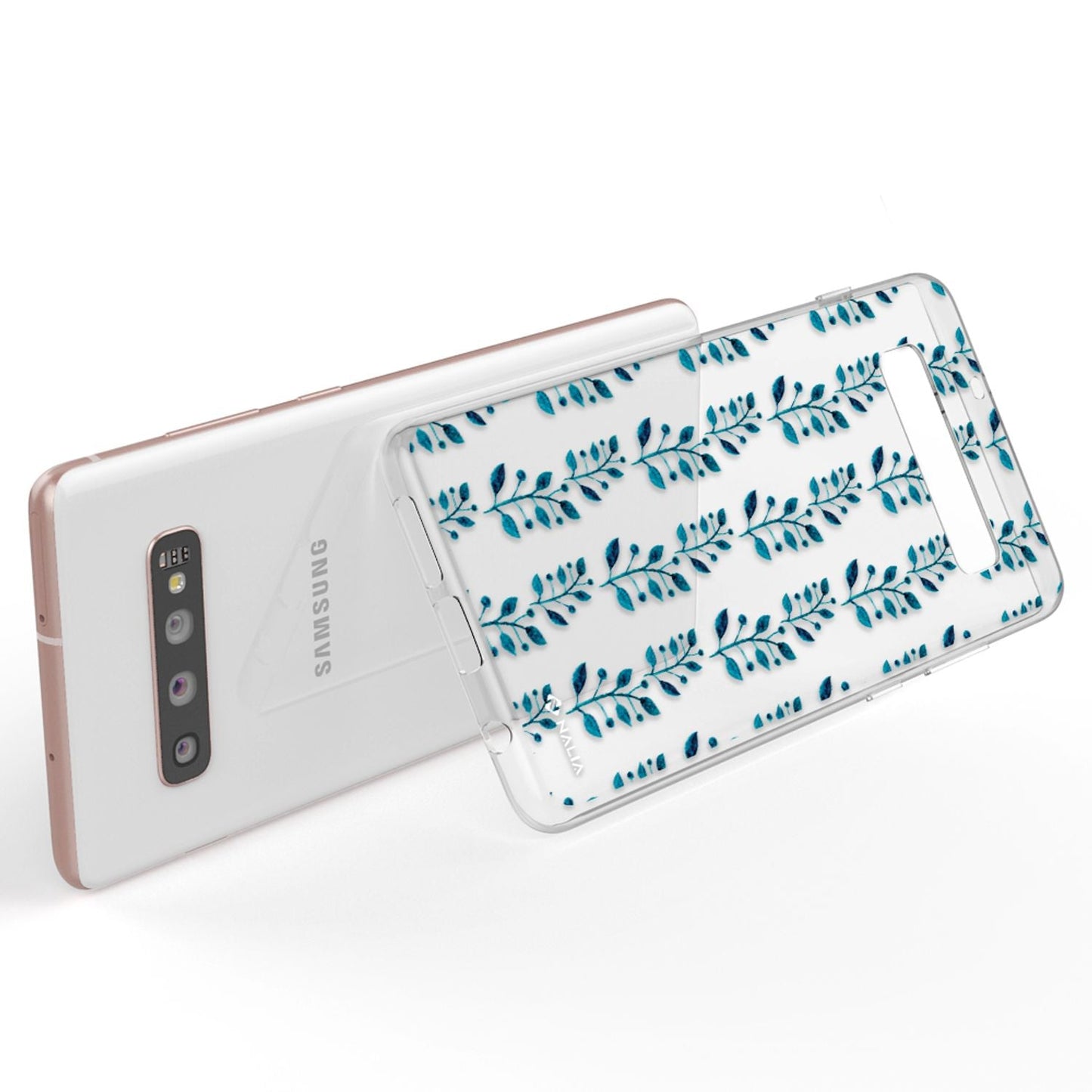 NALIA Handyhülle kompatibel mit Samsung Galaxy S10 Plus, Slim Silikon Hülle Motiv Case Cover Crystal Schutzhülle Durchsichtig Etui Handy-Tasche Backcover Transparent Bumper