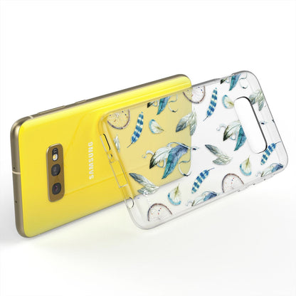 NALIA Handyhülle kompatibel mit Samsung Galaxy S10e, Slim Silikon Hülle Motiv Case Cover Crystal Schutzhülle, Durchsichtig Etui Handy-Tasche Backcover Transparent Bumper