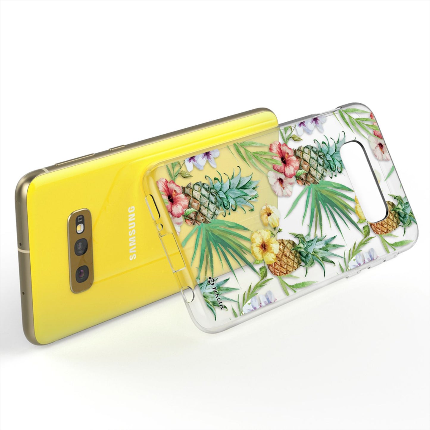 NALIA Handyhülle kompatibel mit Samsung Galaxy S10e, Slim Silikon Hülle Motiv Case Cover Crystal Schutzhülle, Durchsichtig Etui Handy-Tasche Backcover Transparent Bumper