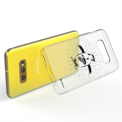 NALIA Handyhülle kompatibel mit Samsung Galaxy S10e, Slim Silikon Hülle Motiv Case Cover Crystal Schutzhülle, Durchsichtig Etui Handy-Tasche Backcover Transparent Bumper