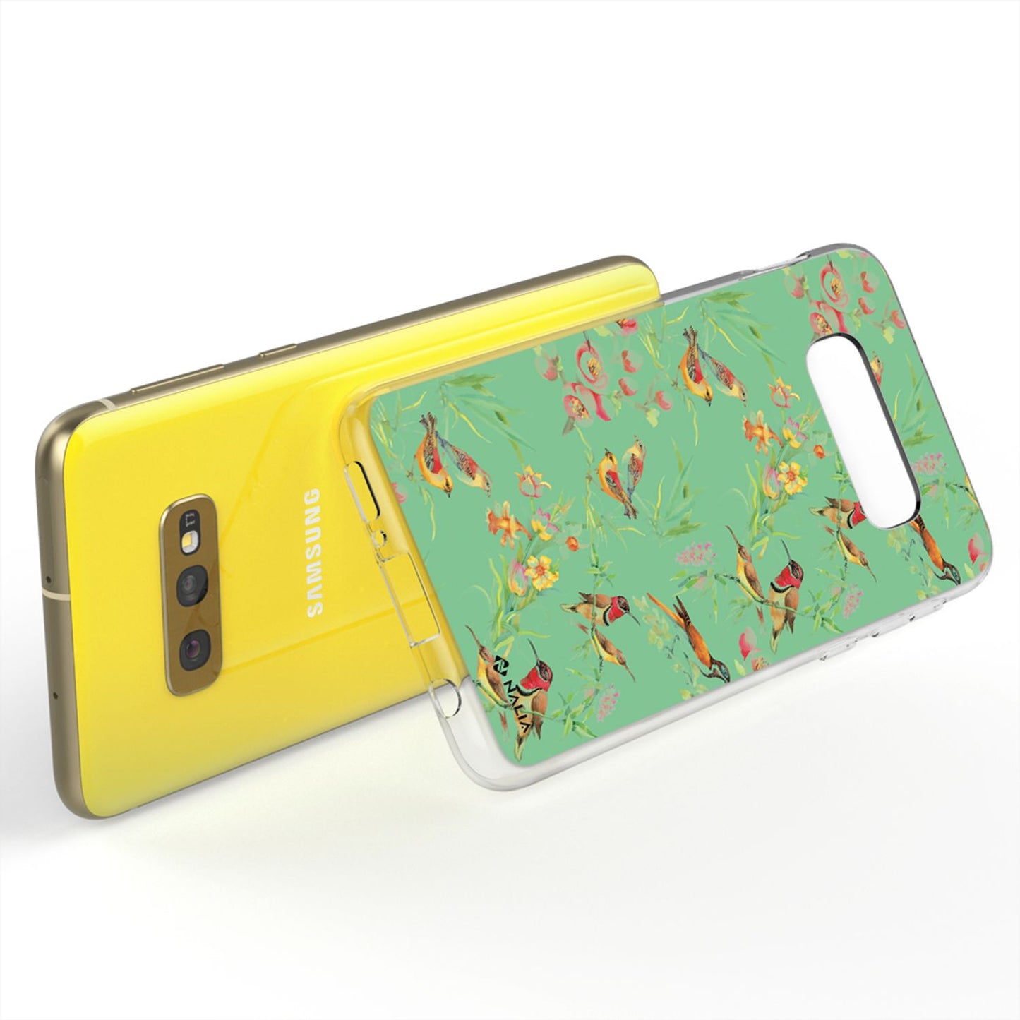 NALIA Handyhülle kompatibel mit Samsung Galaxy S10e, Slim Silikon Hülle Motiv Case Cover Crystal Schutzhülle, Durchsichtig Etui Handy-Tasche Backcover Transparent Bumper