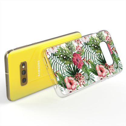 NALIA Handyhülle kompatibel mit Samsung Galaxy S10e, Slim Silikon Hülle Motiv Case Cover Crystal Schutzhülle, Durchsichtig Etui Handy-Tasche Backcover Transparent Bumper