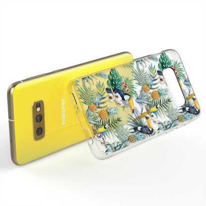 NALIA Handyhülle kompatibel mit Samsung Galaxy S10e, Slim Silikon Hülle Motiv Case Cover Crystal Schutzhülle, Durchsichtig Etui Handy-Tasche Backcover Transparent Bumper