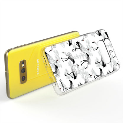 NALIA Handyhülle kompatibel mit Samsung Galaxy S10e, Slim Silikon Hülle Motiv Case Cover Crystal Schutzhülle, Durchsichtig Etui Handy-Tasche Backcover Transparent Bumper