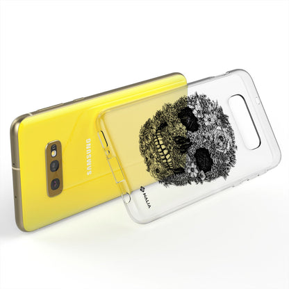 NALIA Handyhülle kompatibel mit Samsung Galaxy S10e, Slim Silikon Hülle Motiv Case Cover Crystal Schutzhülle, Durchsichtig Etui Handy-Tasche Backcover Transparent Bumper