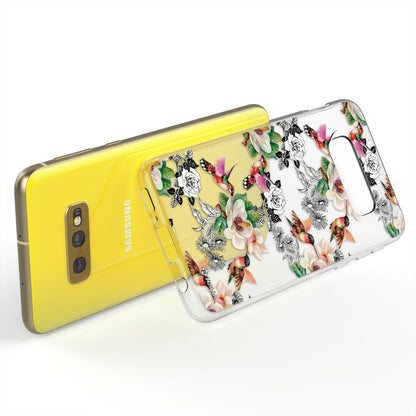 NALIA Handyhülle kompatibel mit Samsung Galaxy S10e, Slim Silikon Hülle Motiv Case Cover Crystal Schutzhülle, Durchsichtig Etui Handy-Tasche Backcover Transparent Bumper