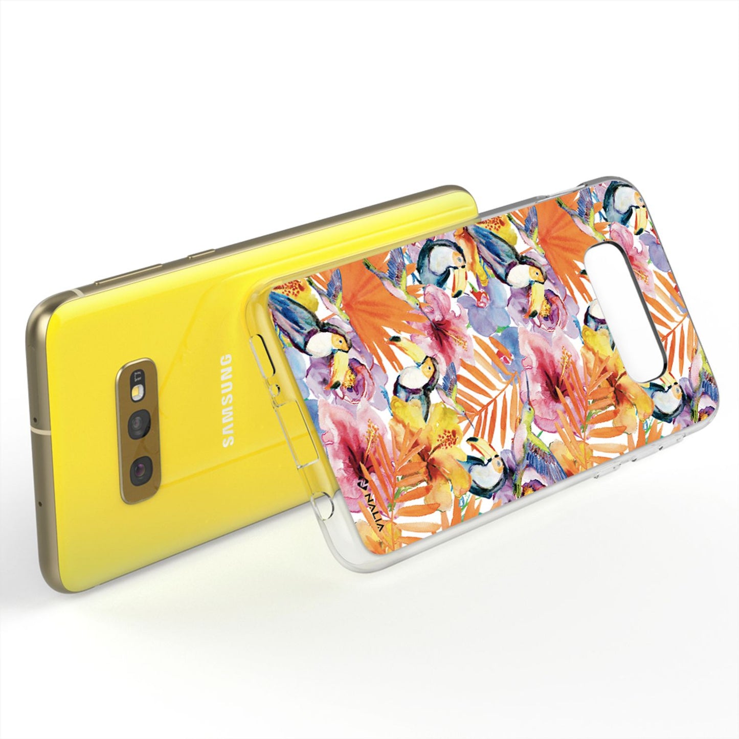 NALIA Handyhülle kompatibel mit Samsung Galaxy S10e, Slim Silikon Hülle Motiv Case Cover Crystal Schutzhülle, Durchsichtig Etui Handy-Tasche Backcover Transparent Bumper