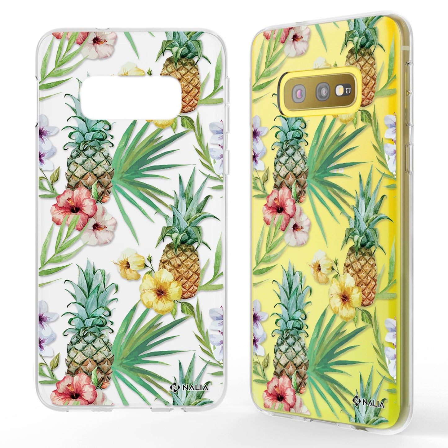 NALIA Handyhülle kompatibel mit Samsung Galaxy S10e, Slim Silikon Hülle Motiv Case Cover Crystal Schutzhülle, Durchsichtig Etui Handy-Tasche Backcover Transparent Bumper