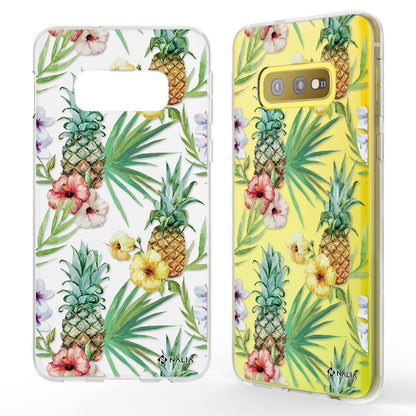NALIA Handyhülle kompatibel mit Samsung Galaxy S10e, Slim Silikon Hülle Motiv Case Cover Crystal Schutzhülle, Durchsichtig Etui Handy-Tasche Backcover Transparent Bumper