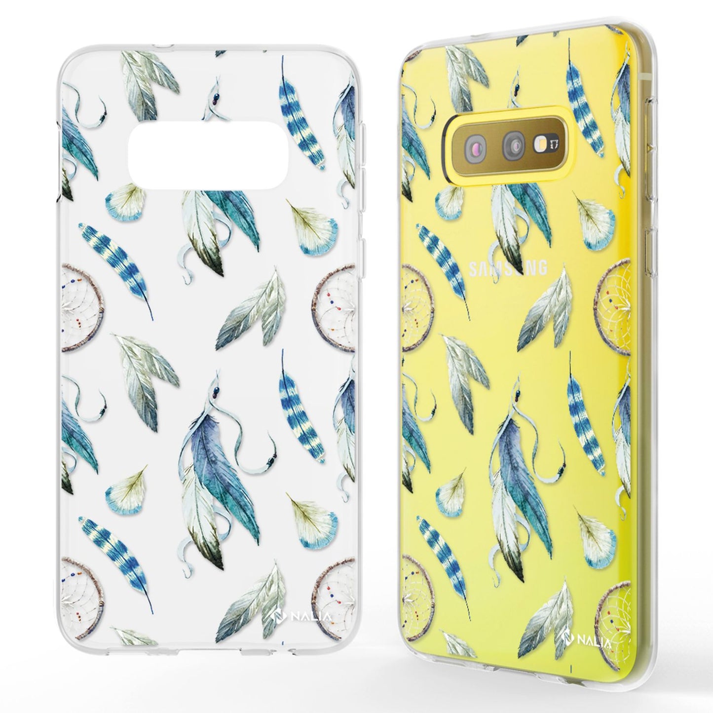NALIA Handyhülle kompatibel mit Samsung Galaxy S10e, Slim Silikon Hülle Motiv Case Cover Crystal Schutzhülle, Durchsichtig Etui Handy-Tasche Backcover Transparent Bumper