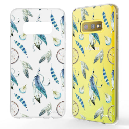NALIA Handyhülle kompatibel mit Samsung Galaxy S10e, Slim Silikon Hülle Motiv Case Cover Crystal Schutzhülle, Durchsichtig Etui Handy-Tasche Backcover Transparent Bumper