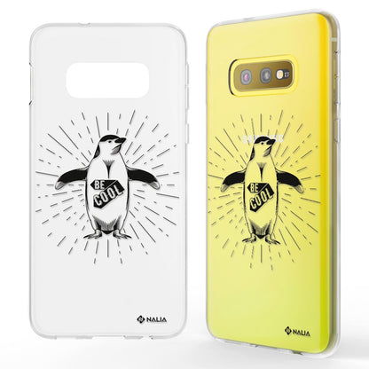 NALIA Handyhülle kompatibel mit Samsung Galaxy S10e, Slim Silikon Hülle Motiv Case Cover Crystal Schutzhülle, Durchsichtig Etui Handy-Tasche Backcover Transparent Bumper