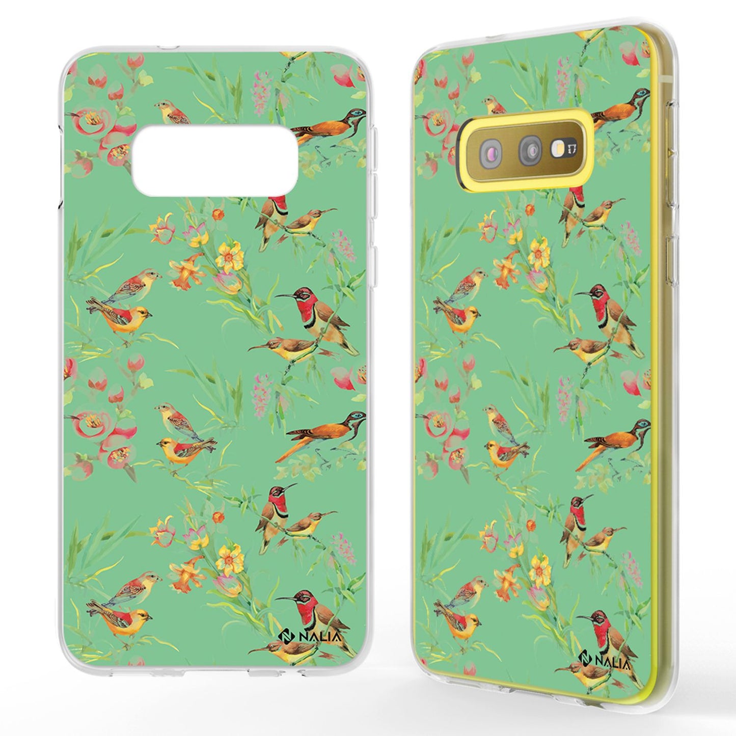 NALIA Handyhülle kompatibel mit Samsung Galaxy S10e, Slim Silikon Hülle Motiv Case Cover Crystal Schutzhülle, Durchsichtig Etui Handy-Tasche Backcover Transparent Bumper