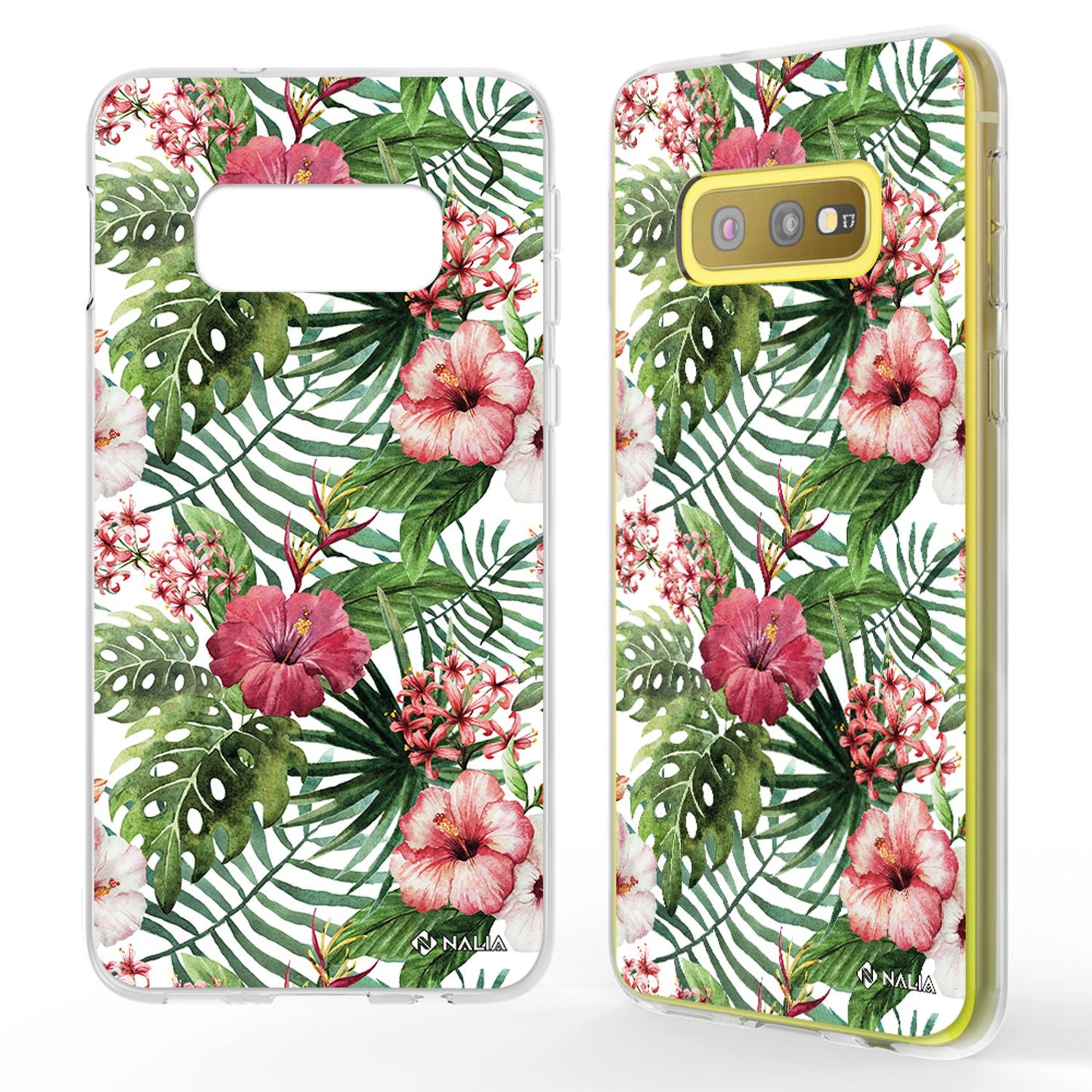NALIA Handyhülle kompatibel mit Samsung Galaxy S10e, Slim Silikon Hülle Motiv Case Cover Crystal Schutzhülle, Durchsichtig Etui Handy-Tasche Backcover Transparent Bumper
