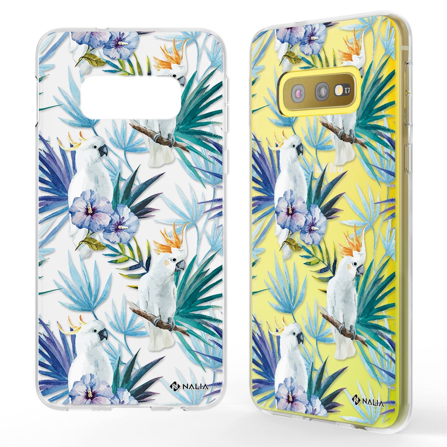 NALIA Handyhülle kompatibel mit Samsung Galaxy S10e, Slim Silikon Hülle Motiv Case Cover Crystal Schutzhülle, Durchsichtig Etui Handy-Tasche Backcover Transparent Bumper