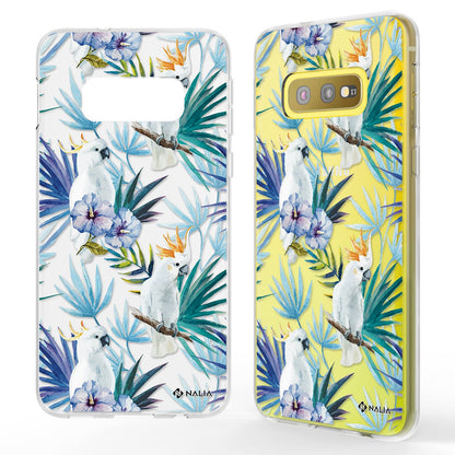 NALIA Handyhülle kompatibel mit Samsung Galaxy S10e, Slim Silikon Hülle Motiv Case Cover Crystal Schutzhülle, Durchsichtig Etui Handy-Tasche Backcover Transparent Bumper