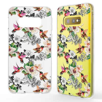 NALIA Handyhülle kompatibel mit Samsung Galaxy S10e, Slim Silikon Hülle Motiv Case Cover Crystal Schutzhülle, Durchsichtig Etui Handy-Tasche Backcover Transparent Bumper