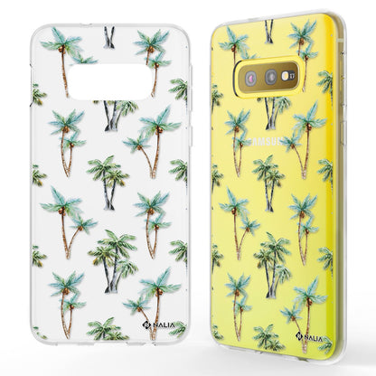 NALIA Handyhülle kompatibel mit Samsung Galaxy S10e, Slim Silikon Hülle Motiv Case Cover Crystal Schutzhülle, Durchsichtig Etui Handy-Tasche Backcover Transparent Bumper