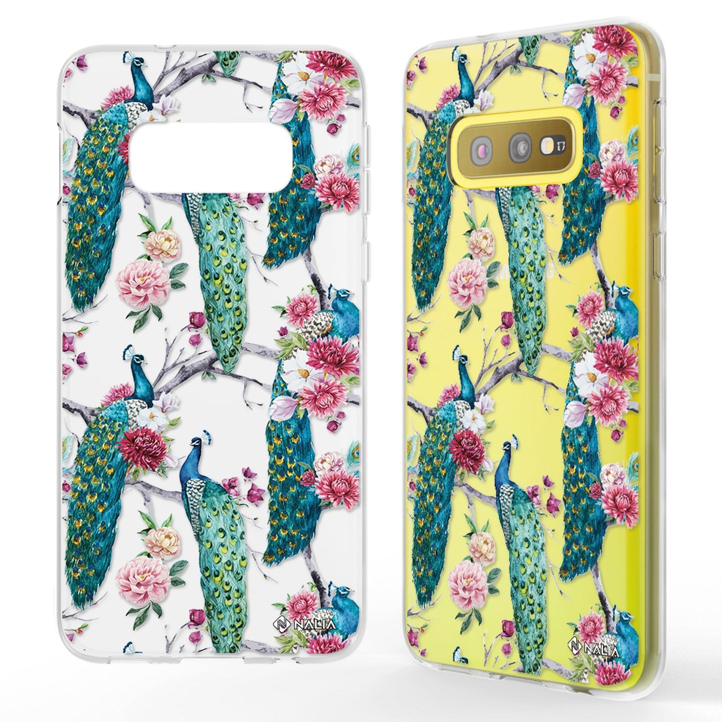 NALIA Handyhülle kompatibel mit Samsung Galaxy S10e, Slim Silikon Hülle Motiv Case Cover Crystal Schutzhülle, Durchsichtig Etui Handy-Tasche Backcover Transparent Bumper