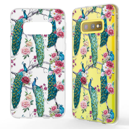 NALIA Handyhülle kompatibel mit Samsung Galaxy S10e, Slim Silikon Hülle Motiv Case Cover Crystal Schutzhülle, Durchsichtig Etui Handy-Tasche Backcover Transparent Bumper