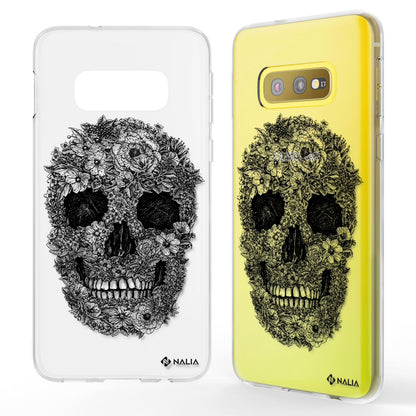 NALIA Handyhülle kompatibel mit Samsung Galaxy S10e, Slim Silikon Hülle Motiv Case Cover Crystal Schutzhülle, Durchsichtig Etui Handy-Tasche Backcover Transparent Bumper