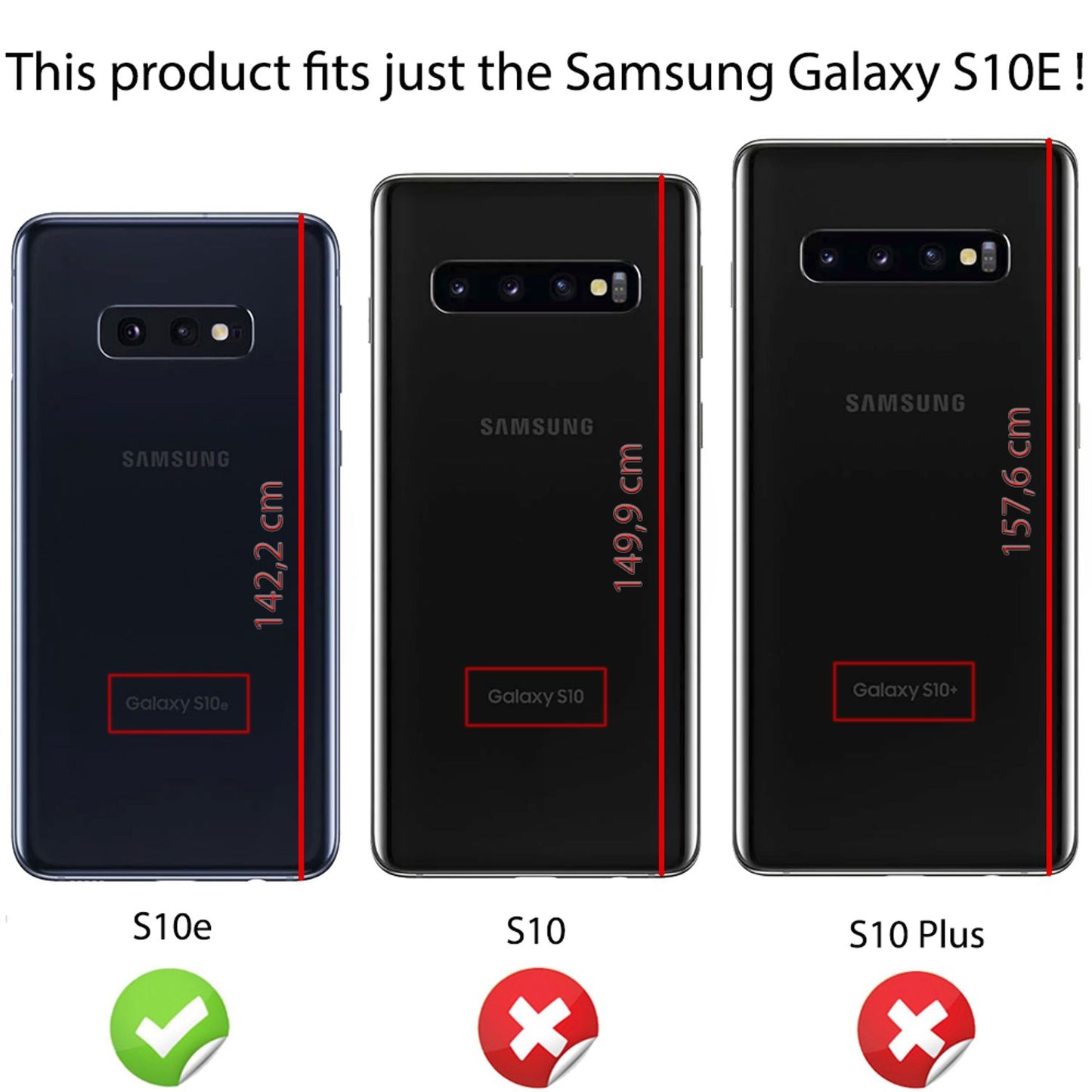NALIA Handyhülle kompatibel mit Samsung Galaxy S10e, Slim Silikon Hülle Motiv Case Cover Crystal Schutzhülle, Durchsichtig Etui Handy-Tasche Backcover Transparent Bumper