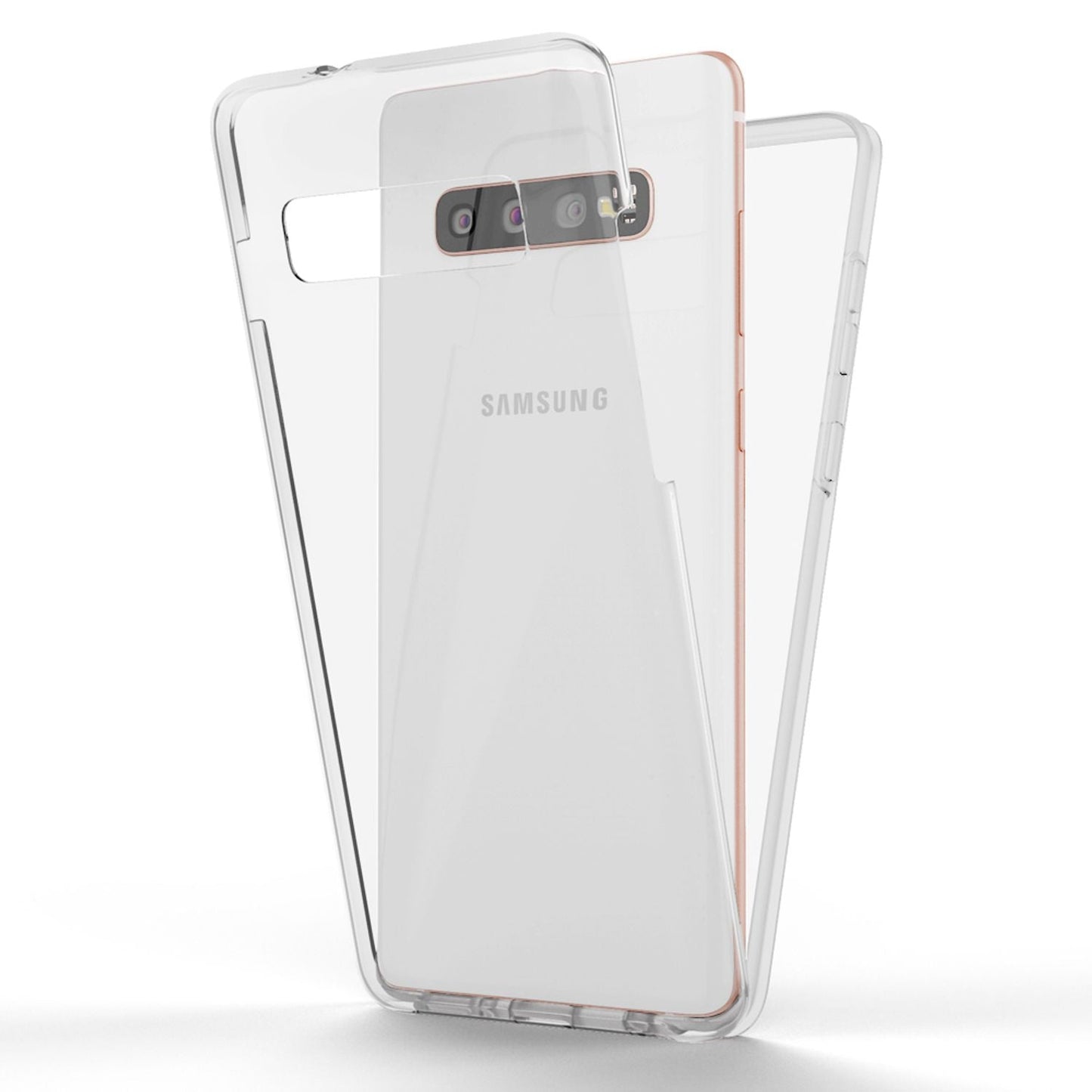 NALIA 360° Hülle für Samsung Galaxy S10 – Vorne & Hinten Schutz – 360GUARD (Full-Body Case) – Marke aus Berlin
