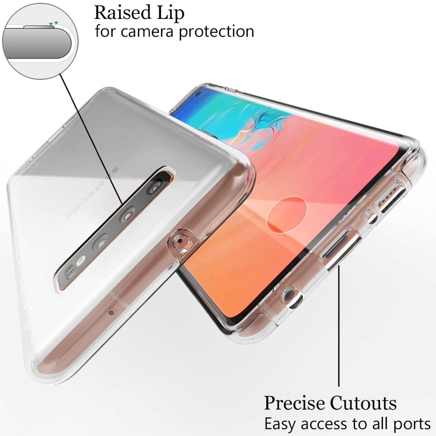NALIA 360° Hülle für Samsung Galaxy S10 – Vorne & Hinten Schutz – 360GUARD (Full-Body Case) – Marke aus Berlin