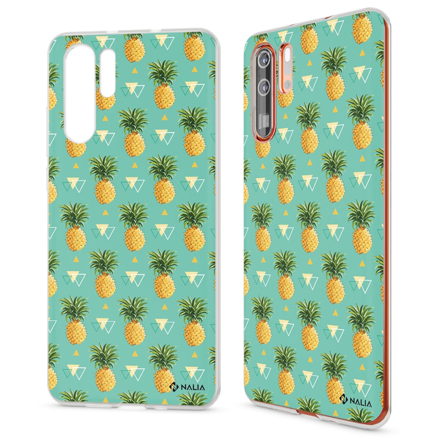 NALIA Hülle kompatibel mit Huawei P30 Pro, Motiv Handyhülle Ultra-Slim Silikon Case Crystal Cover Schutzhülle Durchsichtig, Dünne Handy-Tasche Backcover Transparent Bumper