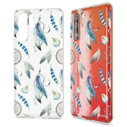 NALIA Hülle kompatibel mit Huawei P30 Pro, Motiv Handyhülle Ultra-Slim Silikon Case Crystal Cover Schutzhülle Durchsichtig, Dünne Handy-Tasche Backcover Transparent Bumper