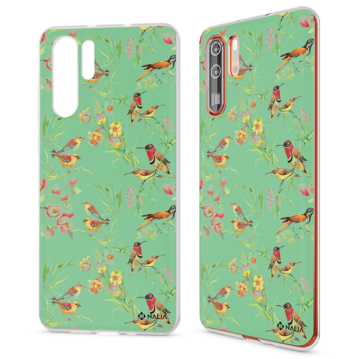 NALIA Hülle kompatibel mit Huawei P30 Pro, Motiv Handyhülle Ultra-Slim Silikon Case Crystal Cover Schutzhülle Durchsichtig, Dünne Handy-Tasche Backcover Transparent Bumper