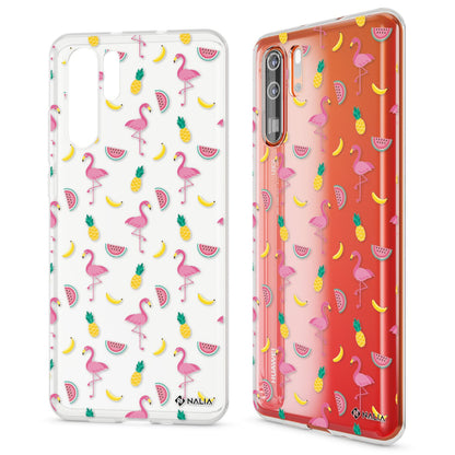 NALIA Hülle kompatibel mit Huawei P30 Pro, Motiv Handyhülle Ultra-Slim Silikon Case Crystal Cover Schutzhülle Durchsichtig, Dünne Handy-Tasche Backcover Transparent Bumper