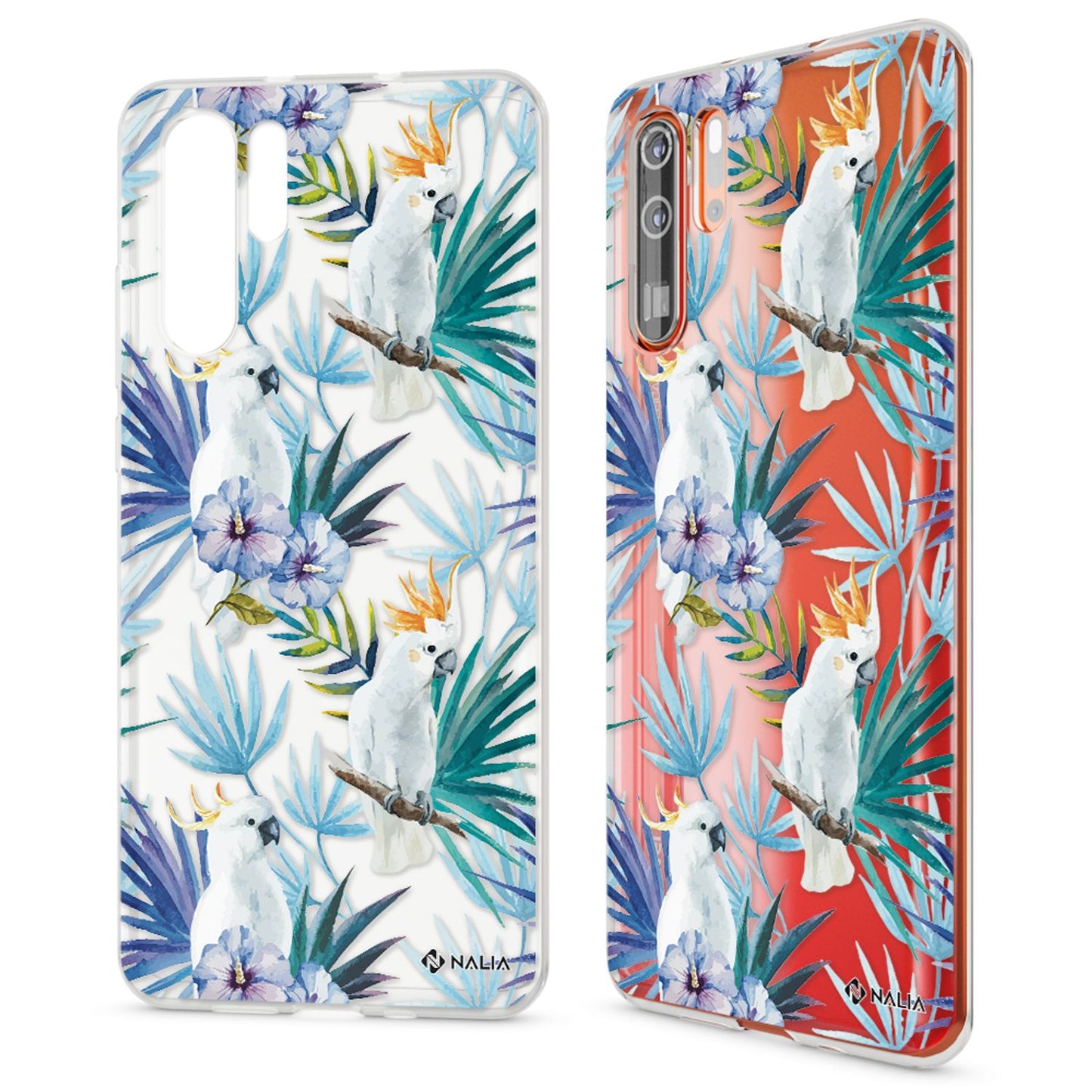 NALIA Hülle kompatibel mit Huawei P30 Pro, Motiv Handyhülle Ultra-Slim Silikon Case Crystal Cover Schutzhülle Durchsichtig, Dünne Handy-Tasche Backcover Transparent Bumper