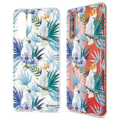 NALIA Hülle kompatibel mit Huawei P30 Pro, Motiv Handyhülle Ultra-Slim Silikon Case Crystal Cover Schutzhülle Durchsichtig, Dünne Handy-Tasche Backcover Transparent Bumper