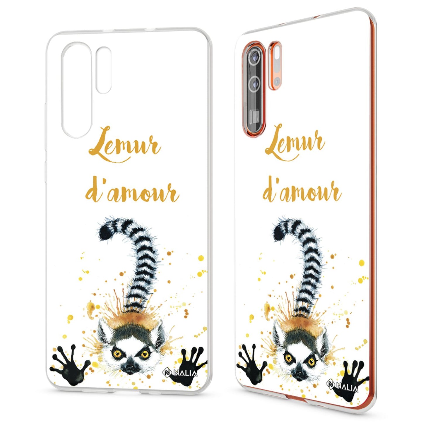 NALIA Hülle kompatibel mit Huawei P30 Pro, Motiv Handyhülle Ultra-Slim Silikon Case Crystal Cover Schutzhülle Durchsichtig, Dünne Handy-Tasche Backcover Transparent Bumper