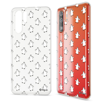NALIA Hülle kompatibel mit Huawei P30 Pro, Motiv Handyhülle Ultra-Slim Silikon Case Crystal Cover Schutzhülle Durchsichtig, Dünne Handy-Tasche Backcover Transparent Bumper