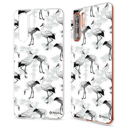 NALIA Hülle kompatibel mit Huawei P30 Pro, Motiv Handyhülle Ultra-Slim Silikon Case Crystal Cover Schutzhülle Durchsichtig, Dünne Handy-Tasche Backcover Transparent Bumper