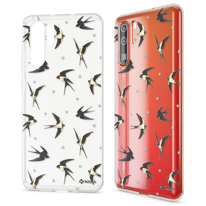 NALIA Hülle kompatibel mit Huawei P30 Pro, Motiv Handyhülle Ultra-Slim Silikon Case Crystal Cover Schutzhülle Durchsichtig, Dünne Handy-Tasche Backcover Transparent Bumper